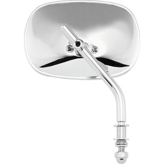 Bikers Choice 65-Up Chrome Stamped Steel Mirror Replaces H-D 91869-83T