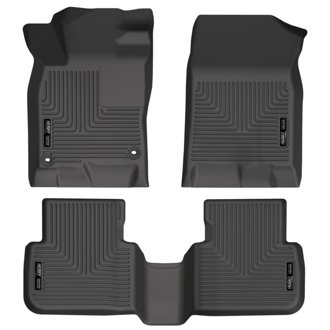 2022 Honda Civic WeatherBeater Front & 2nd Seat Floor Liners (Black