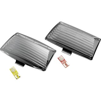 Rear Smoke Fender Tip Lens With Led