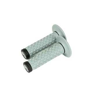 Soft/Firm MX Dual Compound Grips Tapered 1/2 Waffle - Gray/Black