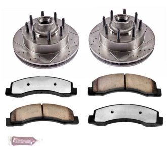 Z36 Truck and SUV Carbon-Fiber Ceramic Brake Pad and Drilled & Slotted Rotor Kit
