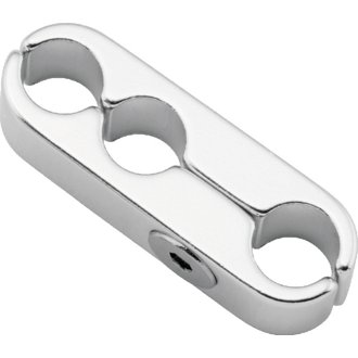 3 Lines Cable Clamp - Black