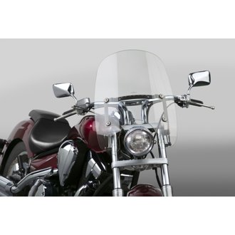 01-16 Hon/ 15+ Ind/ 05-09 Suz/ 10-18 Tri/ 03-15 Vic Spartan Windshield 19 in-Clear
