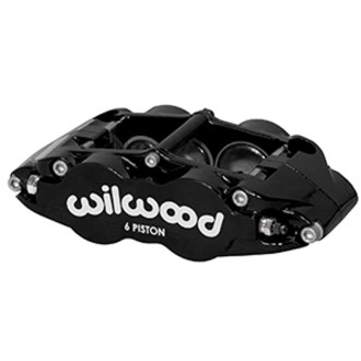 Wilwood Caliper Narrow Superlite 6R LH Black 1.62in / 1.12in / 1.12in Pistons 1.10in Disc