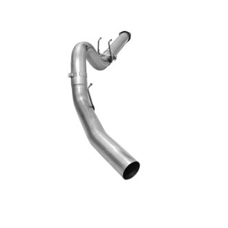 Large Bore-HD 5 IN 409 Stainless Steel DPF-Back Exhaust System