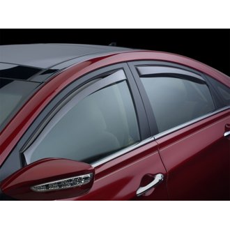 98-01 Nissan Altima Front and Rear Side Window Deflectors - Light Smoke