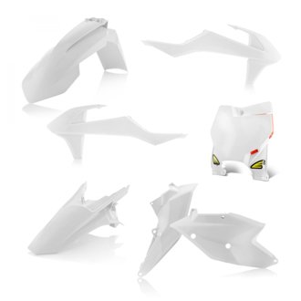 16-18 KTM 125-450 SX/XC/SX-F/XC-F 5 PC. Replica Body Kit - White