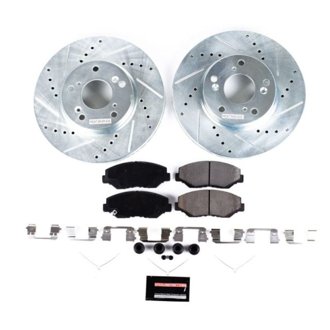 Z23 Daily Driver Carbon-Fiber Ceramic Brake Pad and Drilled & Slotted Rotor Kit
