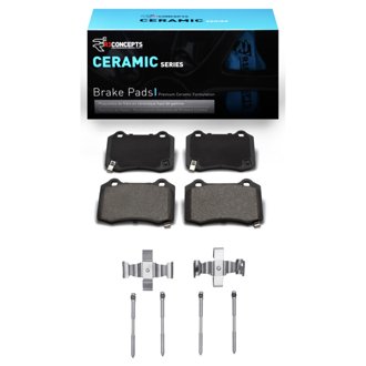 R1 2018-2025 Dodge Durango Rear R1 Ceramic Pads & Hardware Kit