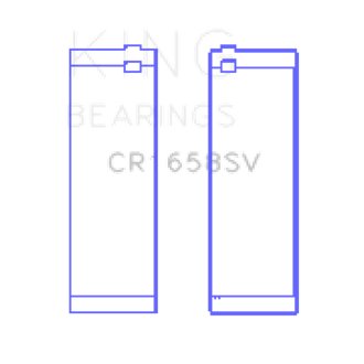 BMW N47 D20 A/N47S D20 D Sputter Replacement Connecting Rod Bearing Set