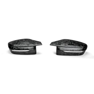 BMW M2 Coupe (G87) Chopped Carbon Fiber Mirror Cap Set - Matte