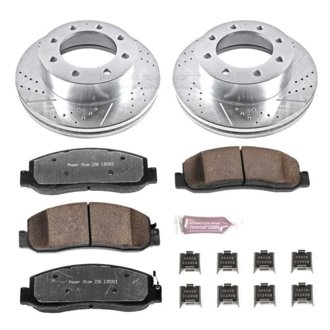 Z36 Truck and SUV Carbon-Fiber Ceramic Brake Pad and Drilled & Slotted Rotor Kit