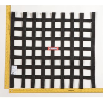 Black 21 X 24 SFI Ribbon Net