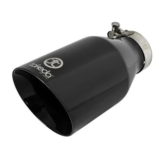 Takeda 409 Stainless Steel Clamp-on Exhaust Tip Black