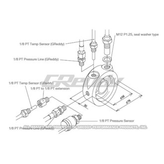 Universal Oil Filter Block Adapter