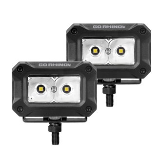 Bright Series - 3x2 Rectangular LED Spot Lights, Pair