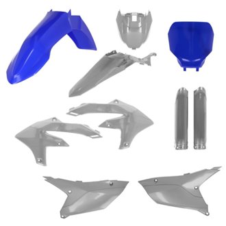 2024 Yamaha YZ250F/ 23+ YX450F/FX Full Plastic Kit w/Tank Cover - Blue/Gray