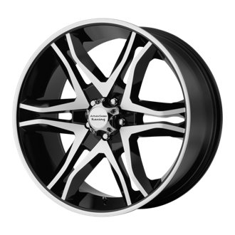 AR893 MAINLNE 20X8.5 5X4.5 G-BLK/MCH +35