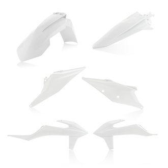 19-22 KTM 125-450 SX/ SX-F/ XC-F/ XC/ XC-tpi Plastic Kit - White