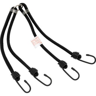 24in Heavy Duty 4-Hook Bungee - Black