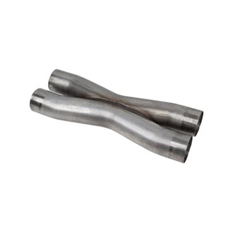 Corsa PRO-Series 304SS Standalone X-Pipe 3.0in Dual Inlet / Dual Outlet - 19.1in OAL