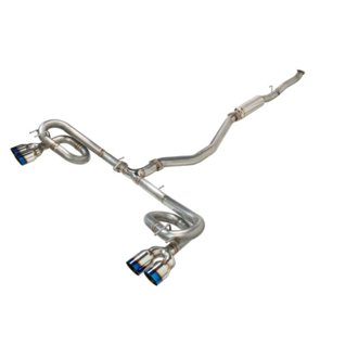 2022+ Honda Civic Hatchback Sport Touring FL1 (Link Loop)Cat-Back Exhaust Burnt Stainless Tip