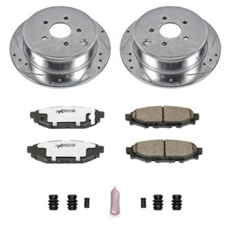 Z26 Street Performance Ceramic Brake Pad and Drilled & Slotted Rotor Kit