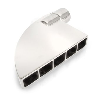 Boxxter Exhaust Tips 2 1/2in ID Inlet 1.5in x 8.5in 90 Degree