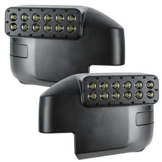 2021-2026 Ford Bronco LED Off-Road Side Mirror Ditch Lights - 6000K