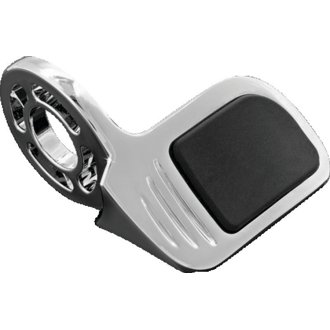 Contoured Iso Throttle Boss Left Side Chrome