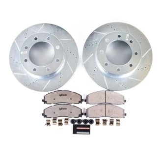 Z36 Truck and SUV Carbon-Fiber Ceramic Brake Pad and Drilled & Slotted Rotor Kit