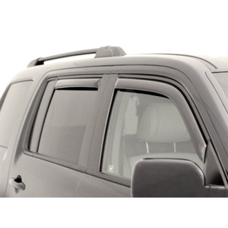 AVS 09-15 Honda Pilot Ventvisor In-Channel Front & Rear Window Deflectors 4pc - Smoke