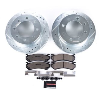 Z36 Truck and SUV Carbon-Fiber Ceramic Brake Pad and Drilled & Slotted Rotor Kit