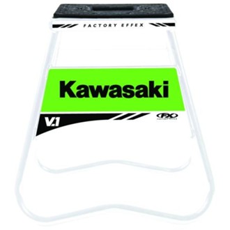 Kawasaki White Bike Stand