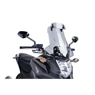 Touring Windshield With Visor Smoke