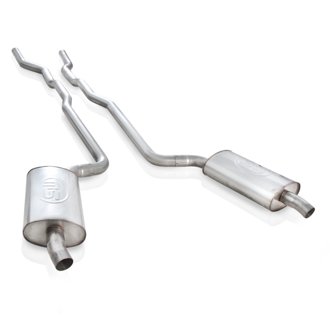 1973-82 Corvette Exhaust 2-1/2in Factory Style Mufflers 2-1/2in Turndowns