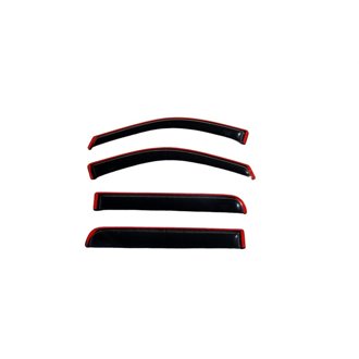 AVS 06-08 Lincoln Mark LT Ventvisor In-Channel Front & Rear Window Deflectors 4pc - Smoke