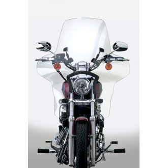 88-21 Harley XL/FXR/FXD/86-91 BMW R80G/R100GS/15-23 Ducati Scrmblr Plexifairing 3-Clr