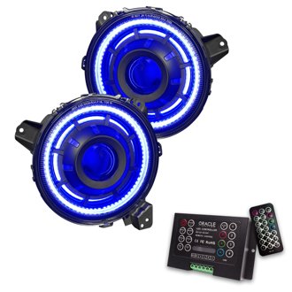 Oculus Colorshift  Bi-Led Projector Headlights For Wrangler Jl/Gladiator