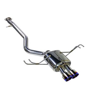2022+ Toyota GR Corolla Cat-Back Exhaust - Dual Tips Center Exit (Burnt SS