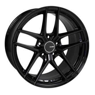 TY5 19x8.5 5x112 42mm Offset 72.6mm Bore Black Wheel