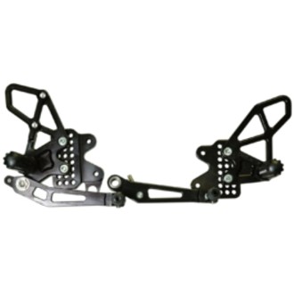 Vortex Racing 09-16 Suzuki GSX-R1000 Rear Set- Black