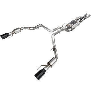 AWE SwitchPath™ Exhaust for Gen 3 Raptor R - Diamond Black Tips