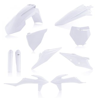 19-22 KTM 125-450 SX/ SX-F/ XC-F/ XC/ XC-tpi Full Plastic Kit - 20 White