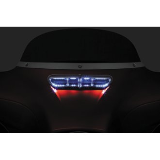 Tracer L.E.D. Fairing Vent Accent 14-Up Touring Chrome
