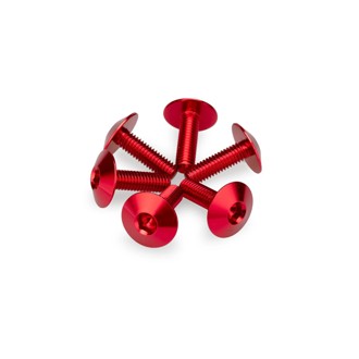 Screw Kit Anodized For Screens Red
