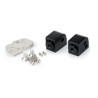 Adaptor Adjustable Passenger Footpeg Black