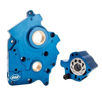 2017+ M8 Oil Cooled Models Oil Pump & Cam Plate Kit - Incl. VVT