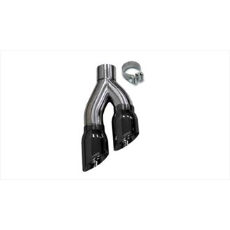 Corsa 1999-2006 Universal Stainless Steel Twin 4.0in Black PVD Pro-Series Tip