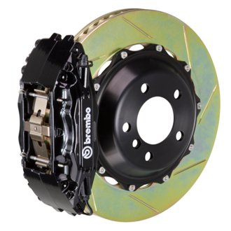 98-02 Camaro/Firebird Front GT BBK 4 Piston Cast 2pc 332x32 2pc Rotor Slotted Type1-Black